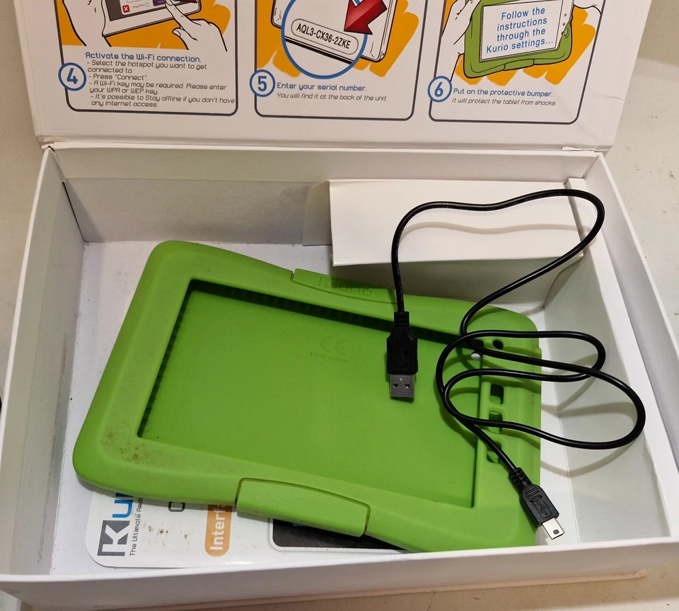 Kurio 7 KD Interaktive Kinder Spiele Tablet Android Originalverpackt Funktioniert - Bild 4 von 4