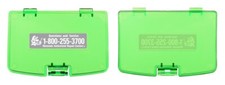 Nintendo GameBoy Color GBC Battery Cover Door Clear Green Toys R' Us Variant 