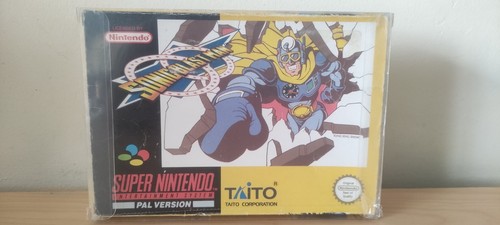 Very Rare Super Nintendo SNES PAL Game Sonic Blast Man - Box and Inlay Only