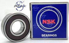 NSK 6202 DDU C3 DEEP GROOVE BALL BEARING, RUBBER SEALED 15x35x11mm 6202 2RS