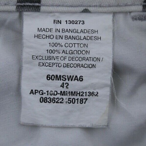 Pantalones cortos de carga Wrangler auténticos de edición camuflada para hombre blancos grises talla 42 - Imagen 4 de 8