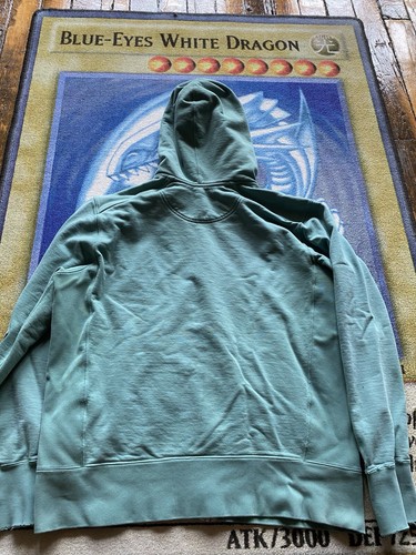 American Giant Mens Hoodie Size XXL 2XL Heavyweight Green Zip Up Sweatshirt USA - Picture 8 of 8