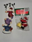 2 vintage Santa Claus Decoration & Ornament, New/Old Stock, Storage Unit Find! — photo 3
