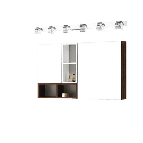 HAVA LED Spiegelleuchte 6W IP44 - Tagesweiß 4000K Aluminium Aufbauleuchte