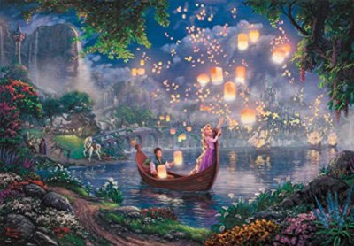 TENYO Jigsaw Puzzles 1000 Pieces Disney ''Rapunzel''  Thomas Kinkade*