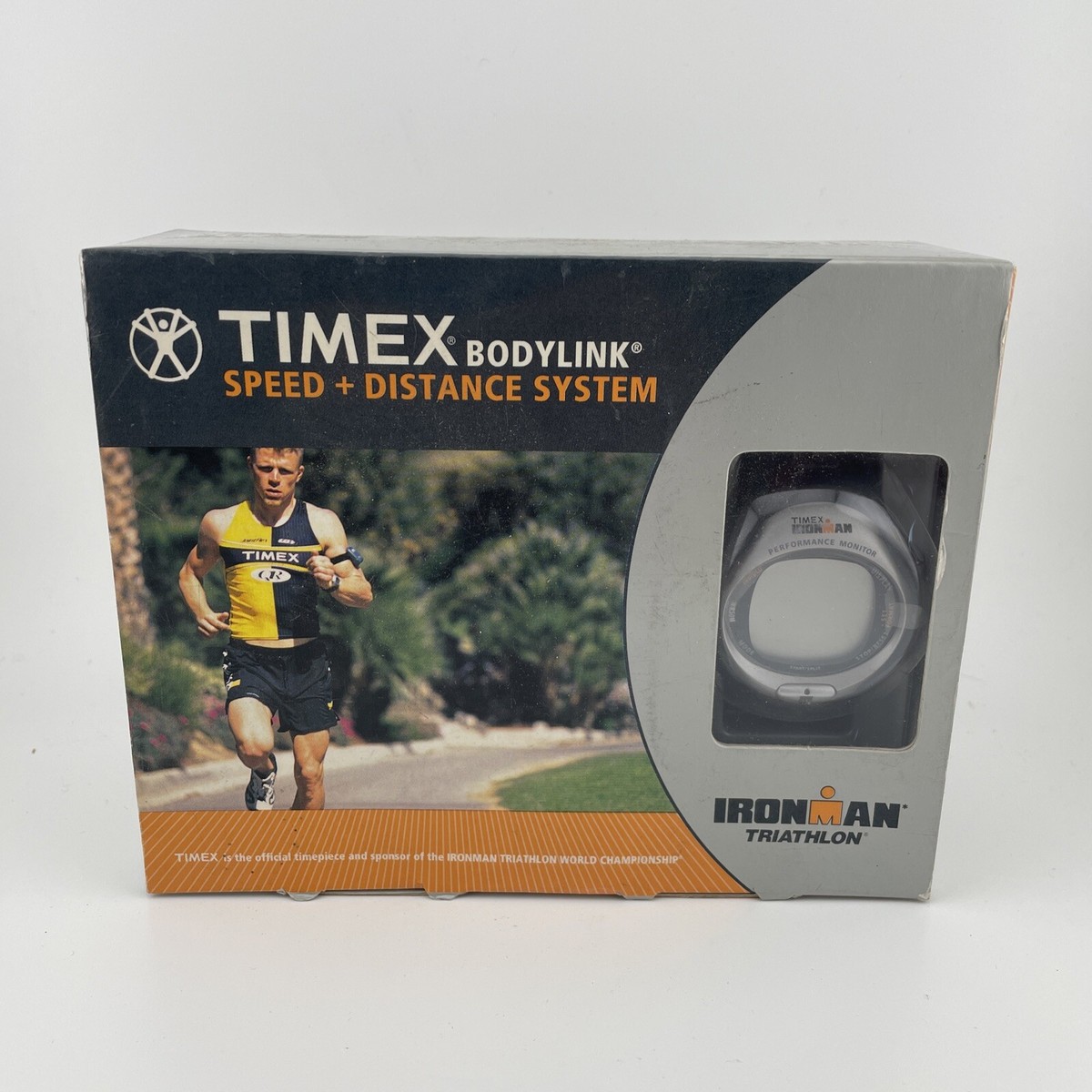 NEW! TIMEX IRONMAN TRIATHLON Bodylink Watch Speed Distance System  (T5E681F7)
