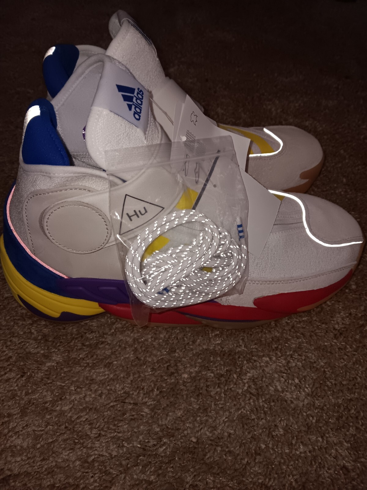 Adidas X Pharrell Williams Crazy BYW 2.0 Basketball Shoes FU7369 Mens Size 9.5 Adidas X Pharrell Williams Crazy BYW 2.0 Basketball Shoes FU7369 Mens Size 9.5