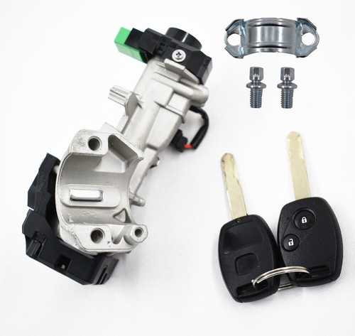 Ignition Switch Cylinder Lock Auto Trans 2 Key Fit For 06-11 Honda Civic 1.8L - Picture 2 of 7