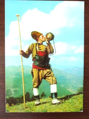 Rare 15 POST CARD SET Photo Folk Costumes Embroidery Rhodopes Color Large format