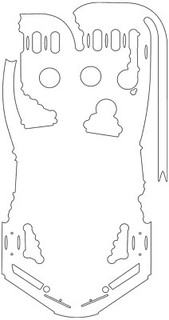 Playfield Protector for Williams - Cosmic Gunfight Pinball Machine