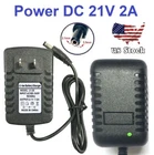 21V 2A 2000mA AC/DC 110-240V Converter Adapter Wall Charger Power Supply Mains