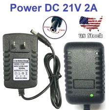 21V 2A 2000mA AC/DC 110-240V Converter Adapter Wall Charger Power Supply Mains