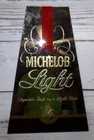 Michelob Light Beer Sign Mirror Vintage Pyramid Shape 17" x 12" Bar Man Cave