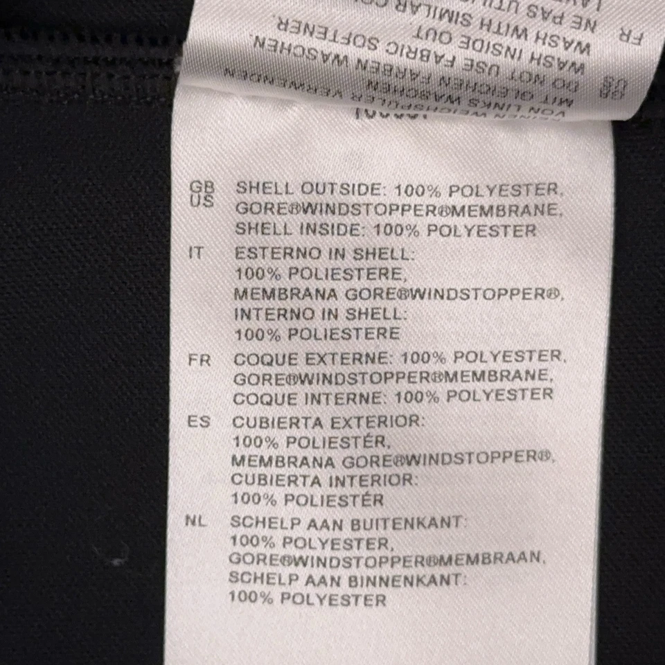 Chaleco Gore Windstopper Para Mujer Grande Negro Cremallera Completa Ropa para Bicicleta Ciclismo Elástico Foto 4 de 4