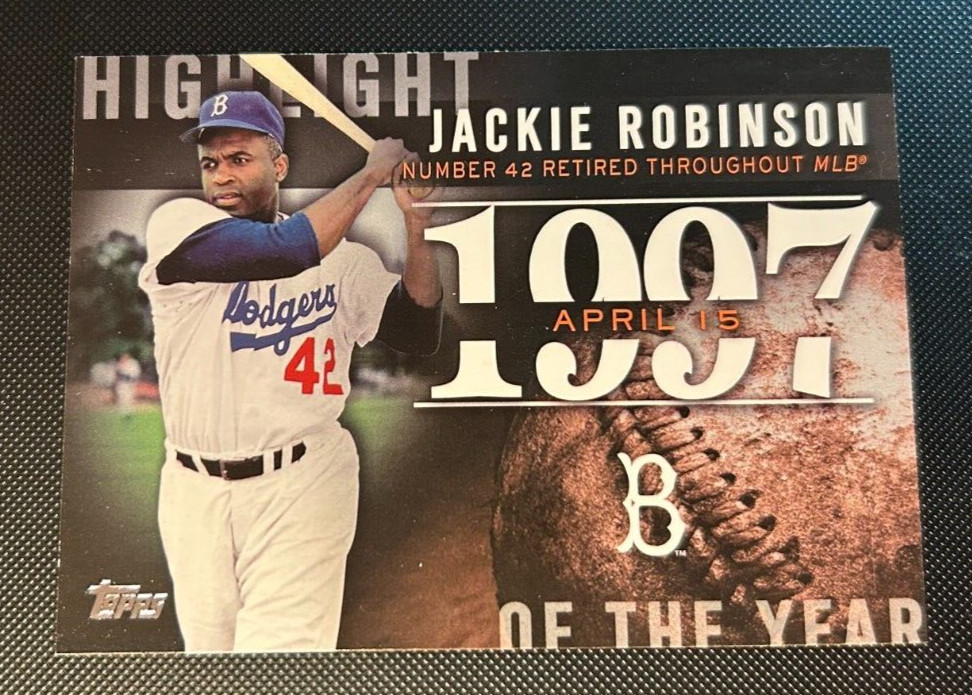 2015 Topps H-83 Highlight of 1997 #42 Retired - Jackie Robinson Brooklyn Dodgers