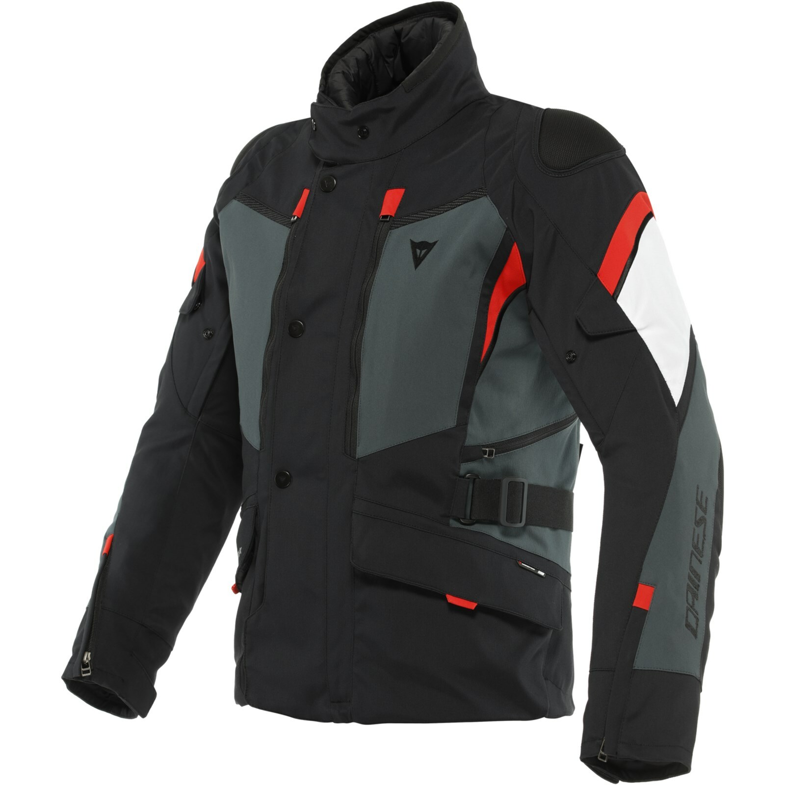 Dainese Men's Motorcycle Jacket Size 50 Carve Master 3 GTX - Black-Grey-Red