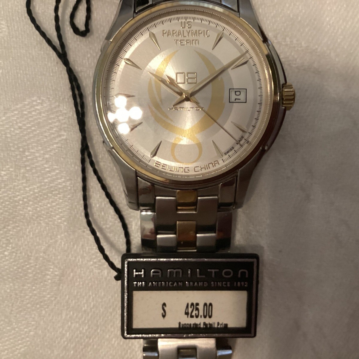 Hamilton ハミルトン TEAM USA Beijing 2008 Olympic Hamilton Jazzmaster Watch Swiss Made