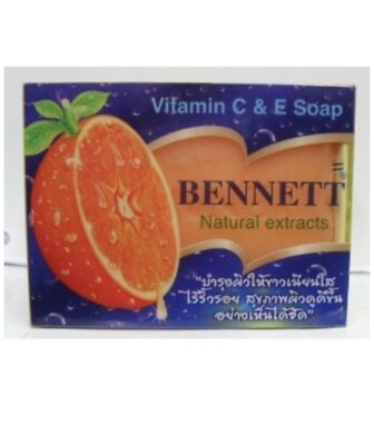 Bennett - NATURAL EXTRACTS THAI SOAP MIXED VITAMIN C & E BENNETT BRAND 130 G x 1