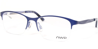 OWP Modell 1408 Brillenfassung Halbrand Glaucous Blue 53-17-135mm