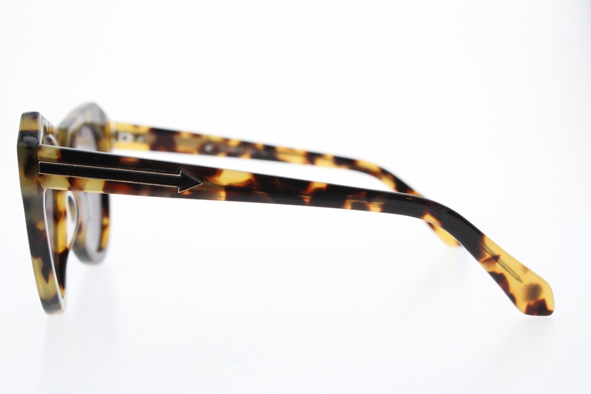 Karen Walker Tortoise Sunglasses Number One 1001808 Cat Eye 