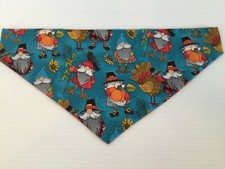 Thanksgiving Gnome Large Over the Collar Dog Bandana Pet Fashion Accessory