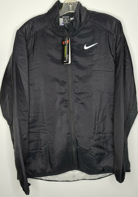 Mens Nike Aerolayer Thermore Black Repel Running Jacket Bv4874 010 Sz XLarge XL for sale online 