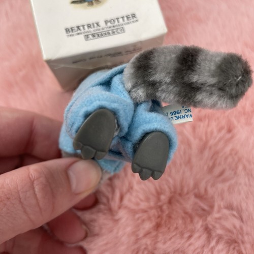 Frederick Warne USA Eden Toys Small 3 1/2 Inch Clip on Raccoon 1970’s With Bag - Bild 4 von 8