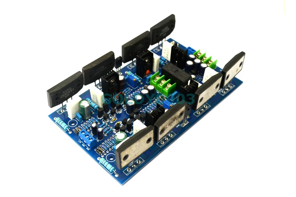 Плата усилителя высокой мощности 2SA1494 / 2SC3858 двухканальная 300 Вт + 300 Вт - Изображение 4 из 4