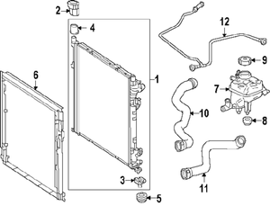 Radiator Mount Bracket Genuine For Mercedes 0995040002 Radiator Mount Bracket Genuine For Mercedes 0995040002