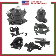 Set 8PCS Engine Motor & Auto Transmission Mount For Honda Accord 2.4L 2003-2007