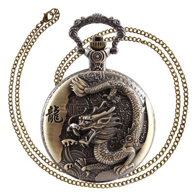  Bronze geprägte chinesische nostalgische Retro Uhr U7W94587