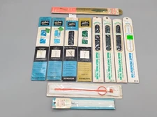 Lot of 11 Vintage Zipper Talon Zepher J&P Coats Clark's Metal Nylon & Poly