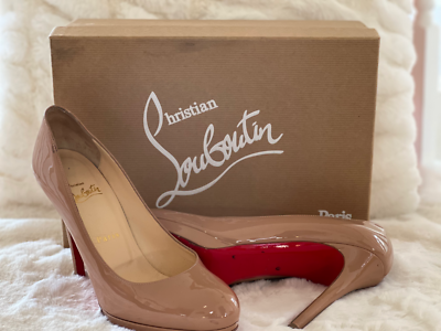 Christian Louboutin New Simple Pump 120 Patent Calf Nude Red