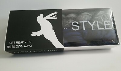 New Men s Nick Graham Scarf Winter Christmas Gift Box Set 1 Gray 1 Blue Scarf 