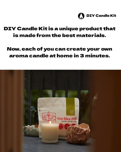 DIY Candle Making Kit | Flowers, Eastern Notes & Powder | Natural Soy Wax - Picture 7 of 15