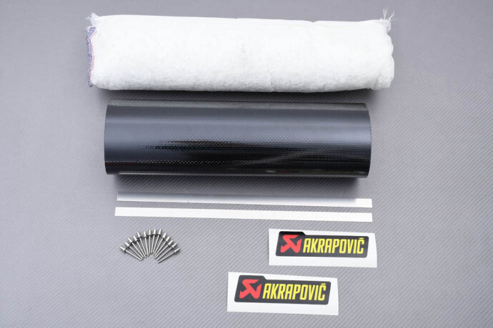 Akrapovic P-RK48C41 bouclier carbone échappement S-H6E2L-C pour vos sorties et balades moto