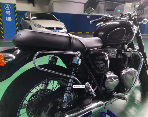 Saddlebag Support Bars fits Triumph Bonneville T100 T120 Street Twin Cup 16+ - Picture 9 of 10