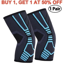 2 Pcs Elbow Brace Compression Support Sleeve Fit Arthritis Tendonitis Joint Pain