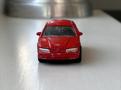 WELLY 8125 BMW 328i (E46) in Red With Pullback Motor Approx 1:64