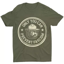 Vintage Smokey The Resist Bear Only You Can Prevent Fascism Unisex T-Shirt