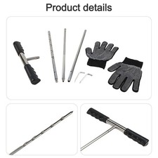 Professional Stainless Steel Soil Probe Rod for Geologists and Farmers