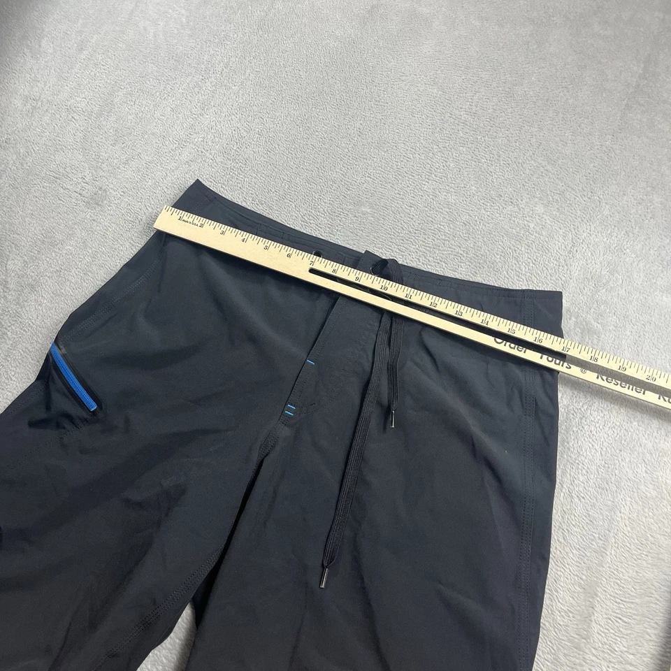 Eddie Bauer First Ascent Board Shorts Mens 32 Black Hybrid Swim Trunks Bathing - Image 4 of 4