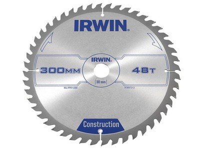 IRWIN - Circular Saw Blade 300 x 30mm x 48T ATB