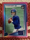 2025 Panini Donruss - Rated Rookie Jaxson Dart #400 Optic Preview Pink Prizm