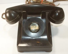 Vtg Bell System  F1 Black  Phone tested