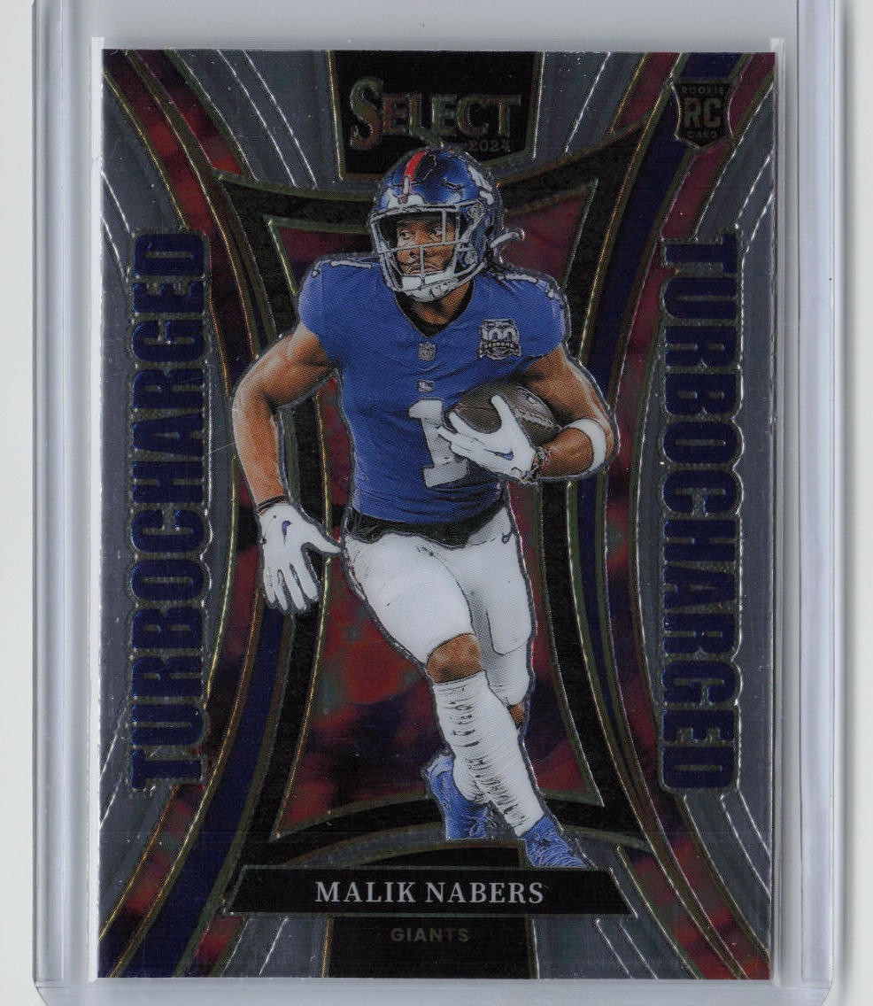 2024 Panini Select #15 Malik Nabers Turbocharged