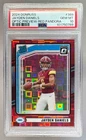0789 Jayden Daniels 2024 Donruss Optic Preview #389 Red Pandora RC Rated PSA 10