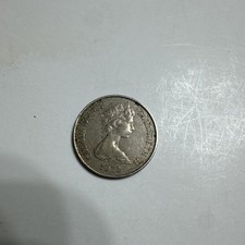 1972 Caymen Island 5 Cent Coin, Sold as is
