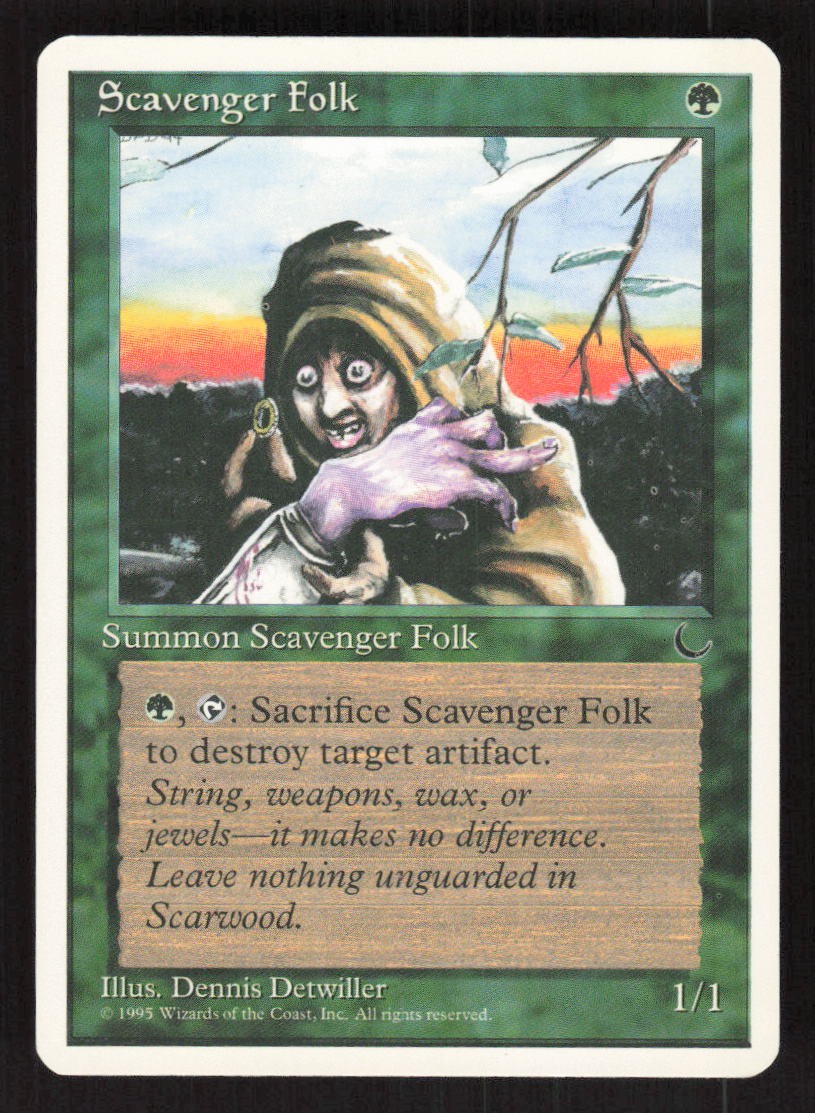 1995 Scavenger Folk Chronicles MTG