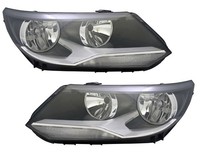 Scheinwerfer Set FüR VW Tiguan 5N 2011- DRL H7 H15 LWR Stellmotor Halogen